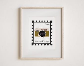 Dominion of Memory – Vintage Camera Stamp Art Print