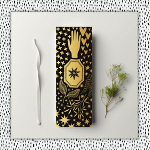 Mystic Mirror Handmade Foil Bookmark