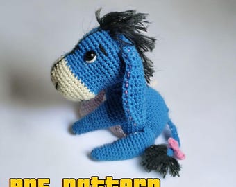 Patrón de Eeyore - Crochet