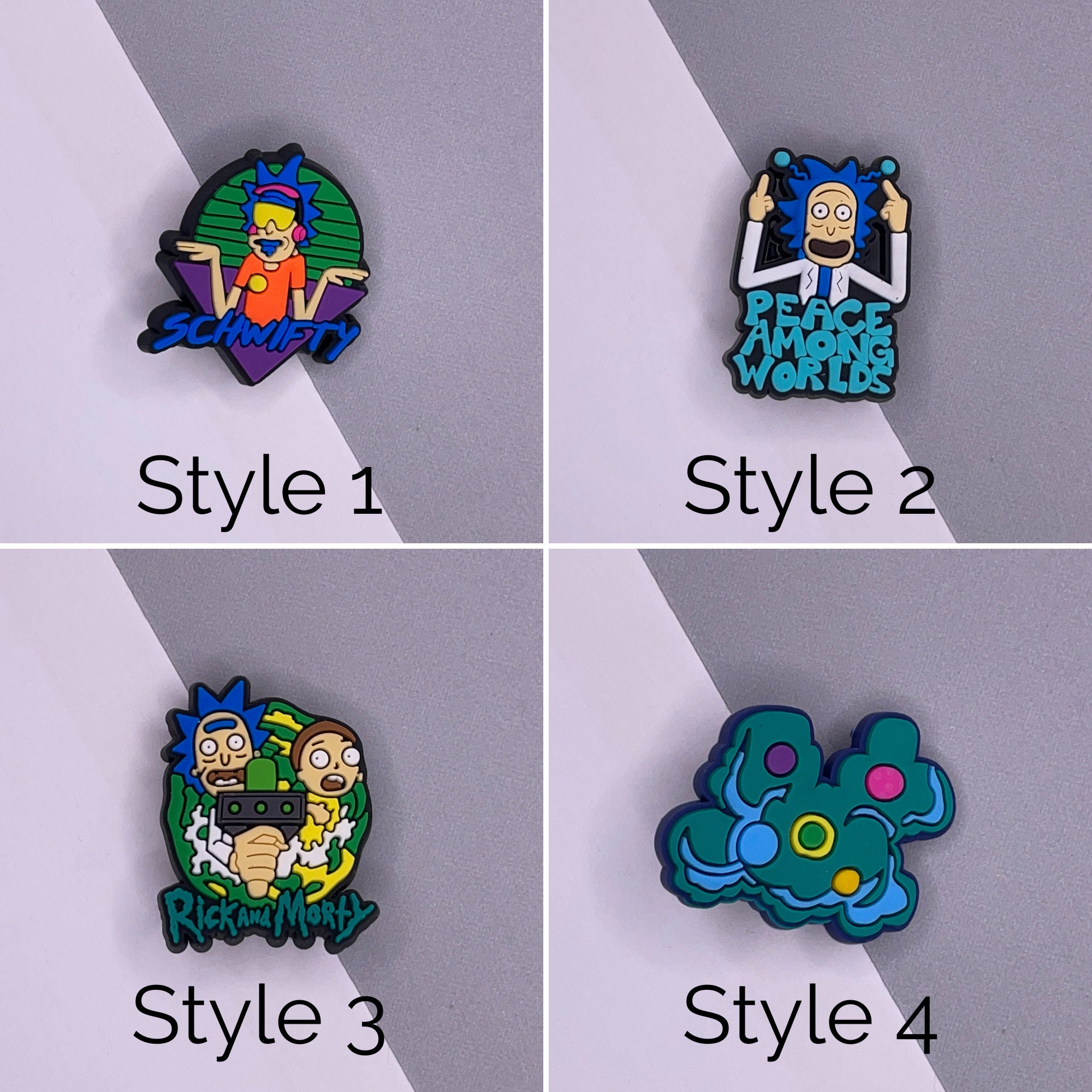 Rick and Morty Croc Charm Jibbitz Collection Croc Charm Etsy UK