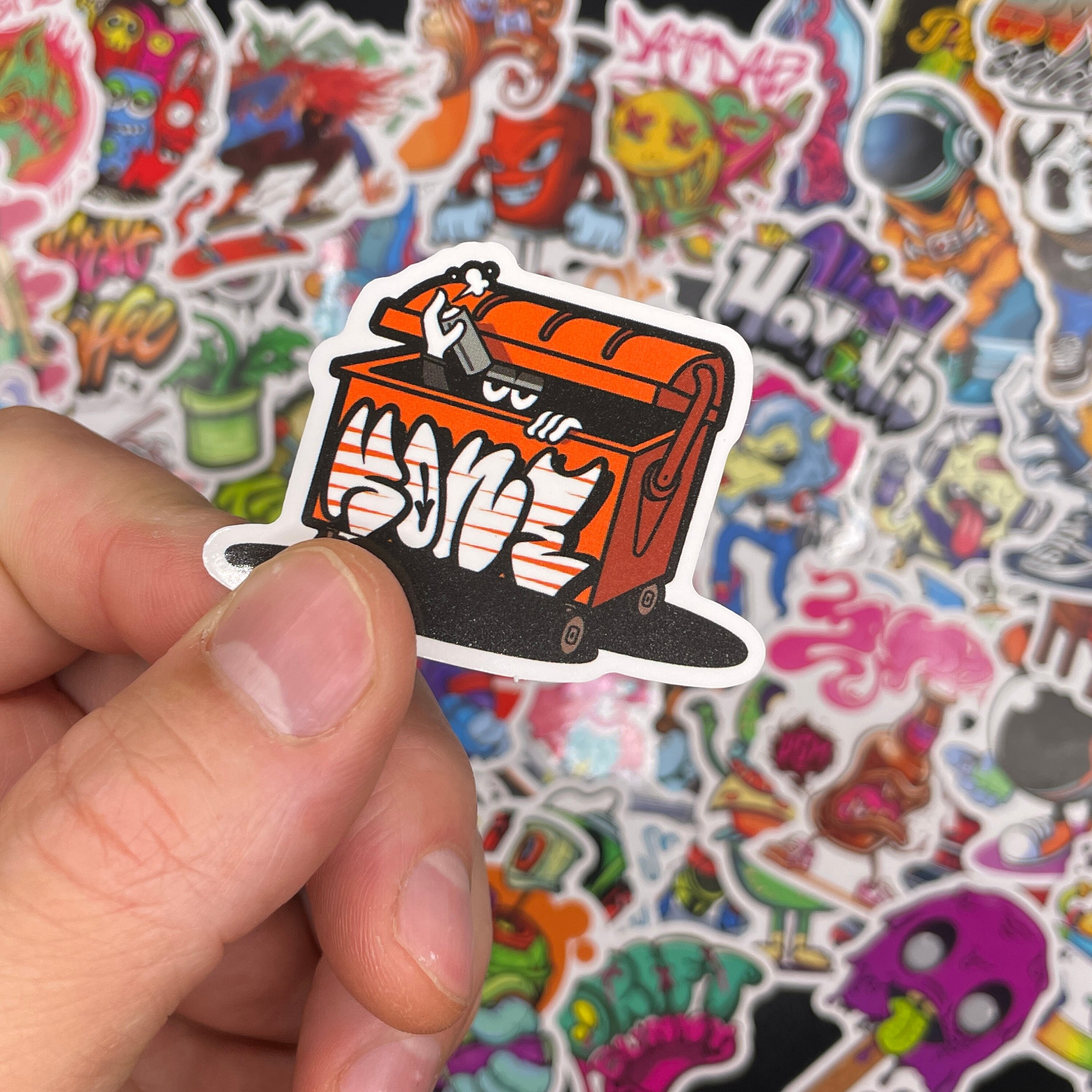 Graffiti Sticker Pack Style 2 Pack of 50 Unique Stickers Etsy UK