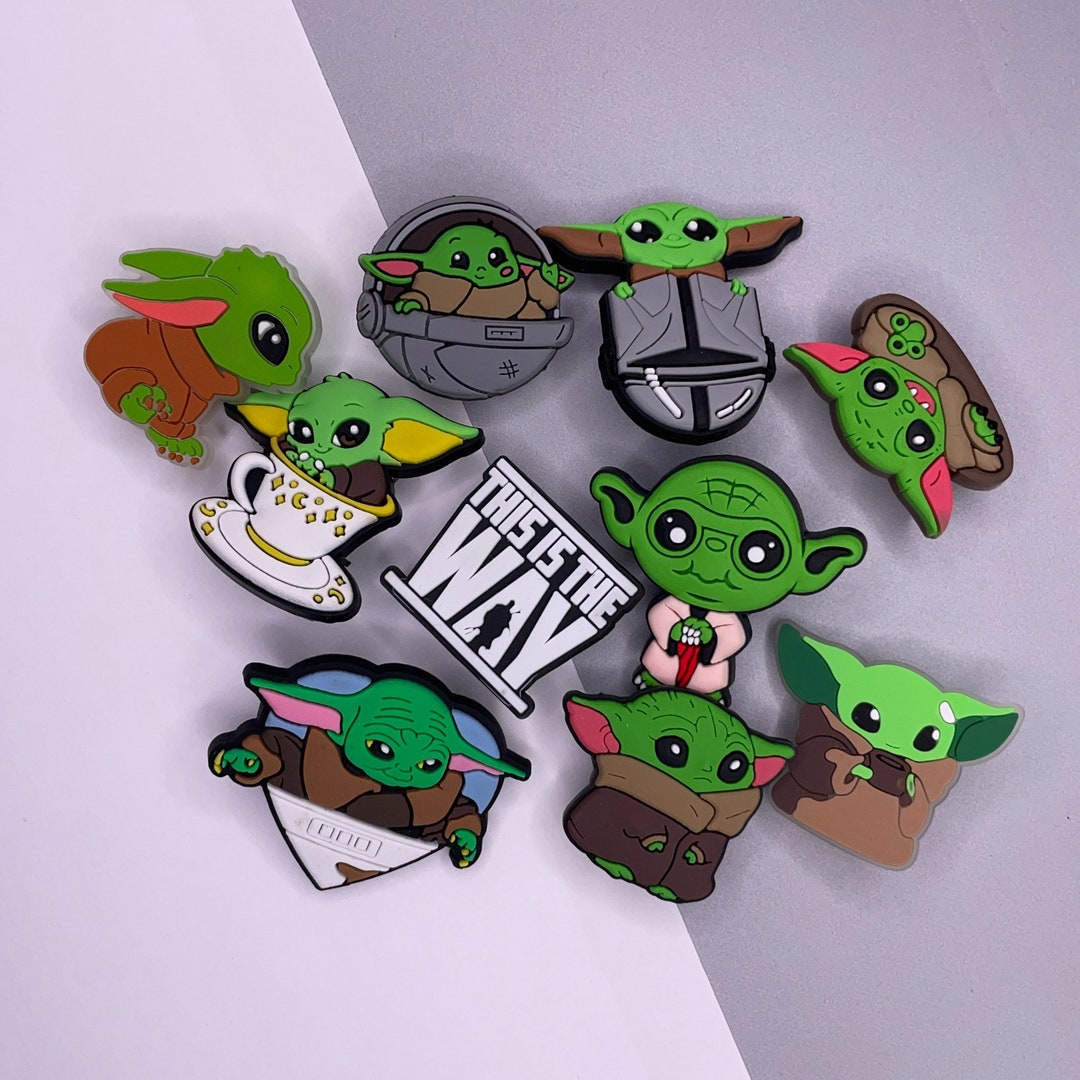 Star Wars Baby Yoda Croc Charm Jibbitz Collection 1 Croc Etsy