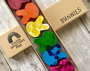 Easter Crayons | Easter Basket Stuffer | Kids Gift Set | Easter Basket | Easter Gift | Easter Basket | Gifts for Easter | Easter Bunny