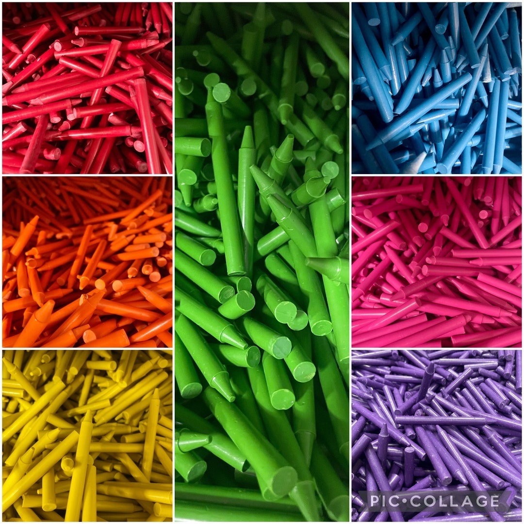 Craytastic Bulk Unwrapped Crayons Case Of 270 9 Colors Wax For Crafting