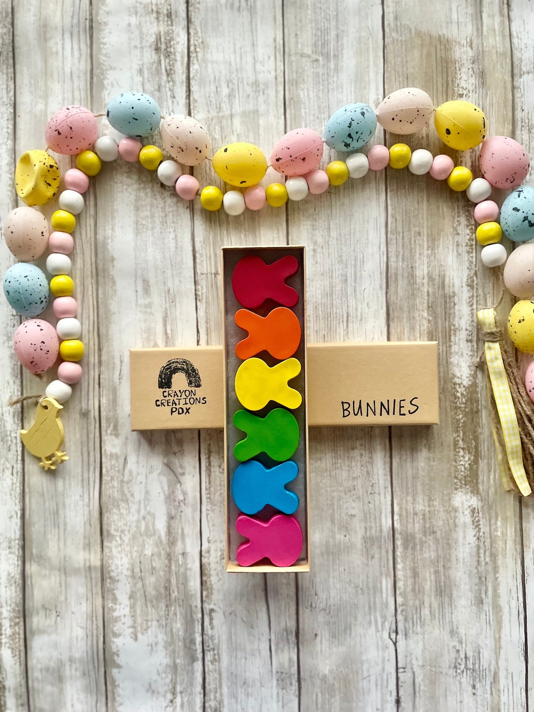 EASTER Crayons Custom Gifts for Kids Easter Basket Easter Bunny Crayon