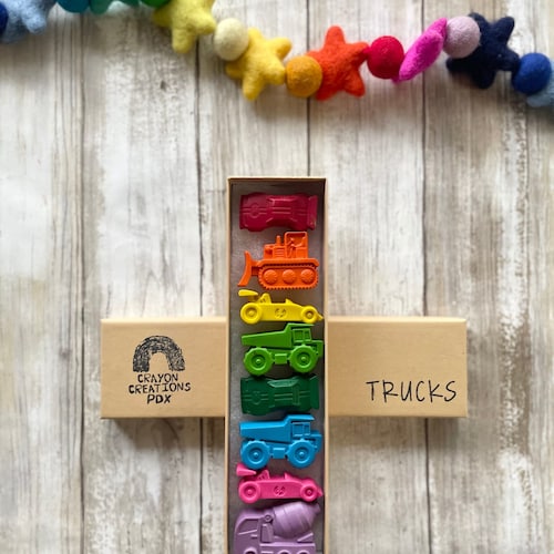 Crayons de couleur pour camion de construction | Camions pour enfants | Cadeaux pour enfants | Jouets pour enfants | Jouets de camion | Cadeaux pour enfants | Cadeau pour garçon