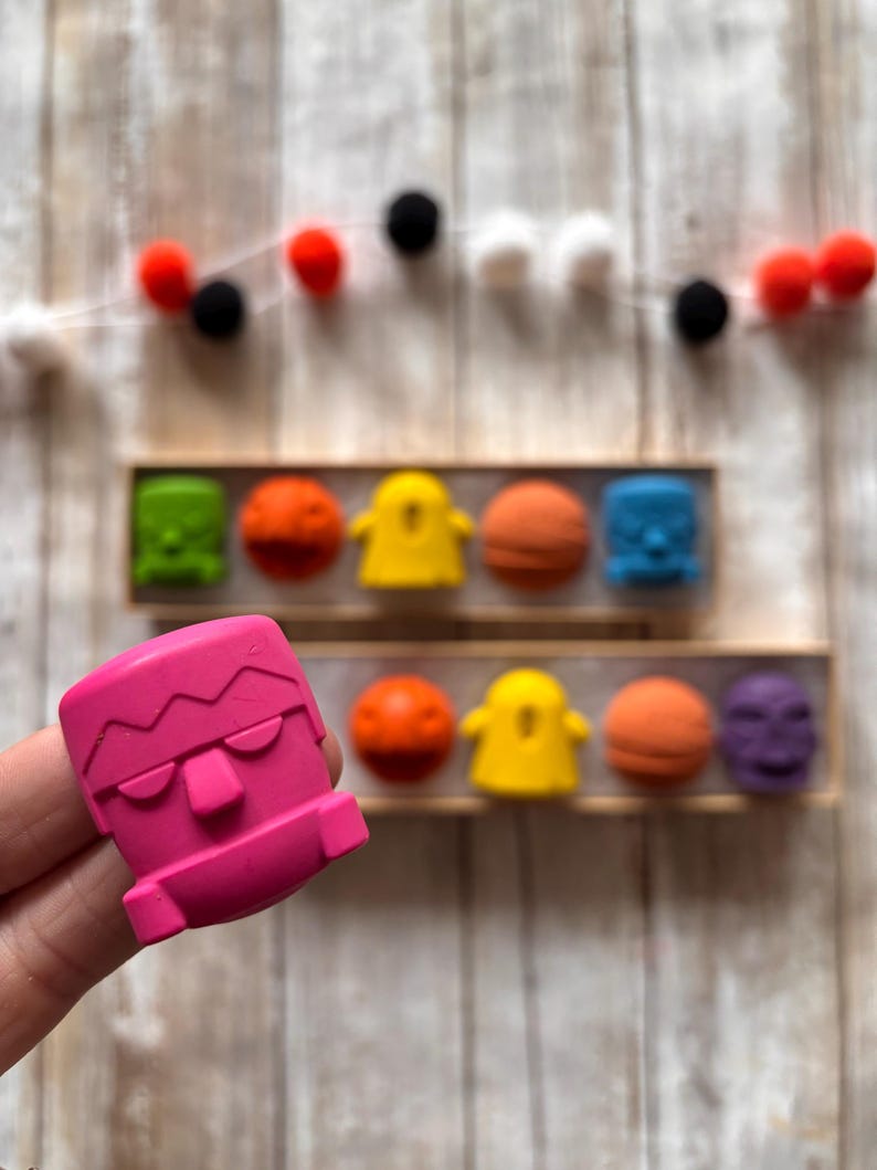 Kids Halloween Crayons Halloween Gifts Halloween Gifts for Kids Boo