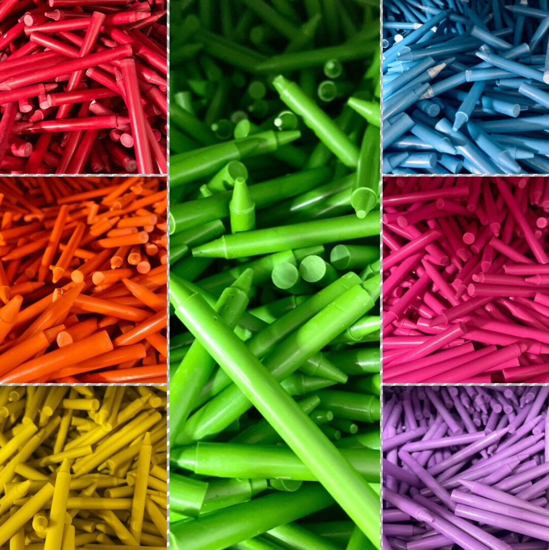 Craytastic Bulk Unwrapped Crayons Case Of 270 9 Colors Wax For Crafting