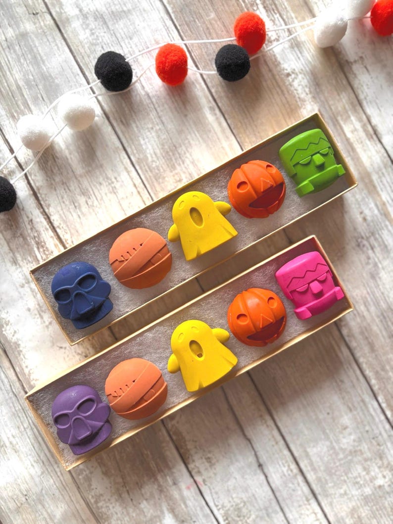 Kids Halloween Crayons Halloween Gifts Halloween Gifts for Kids Boo