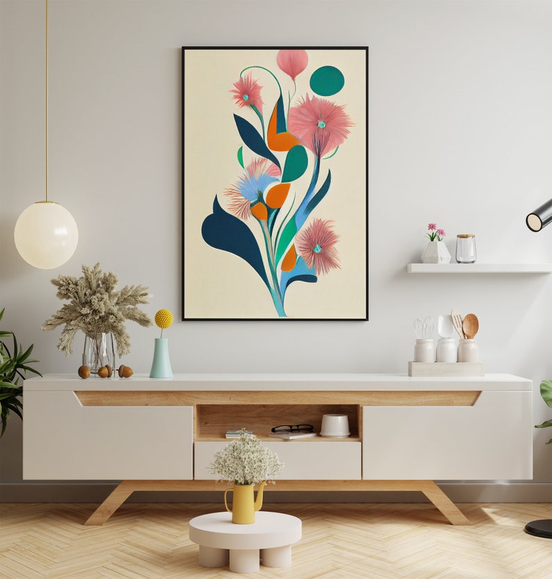 Flower Wall Art Printable Aesthetic Printable Wall Art Etsy