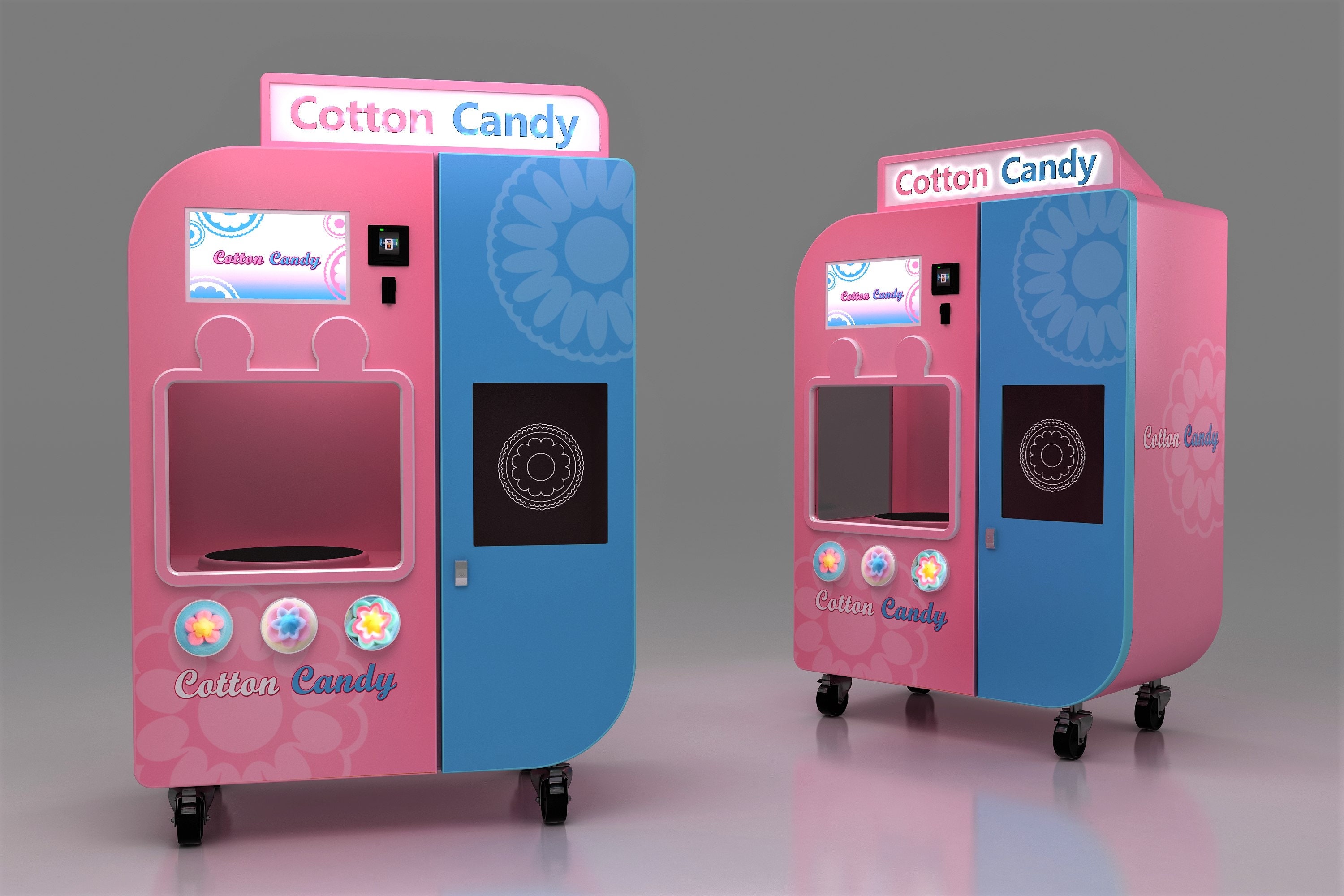 pink vending machine typo