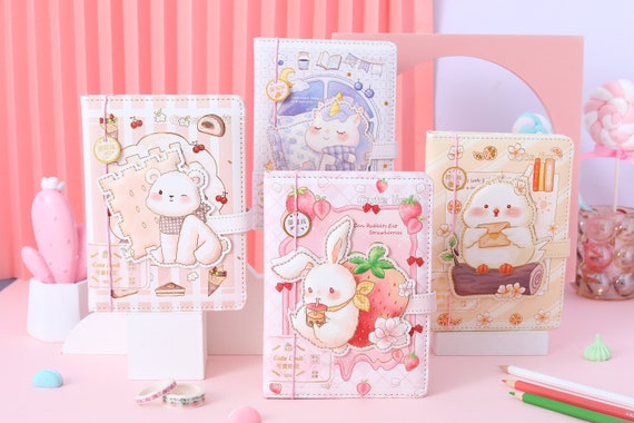 Bunny Notebook, Cute Notebook, Kawaii Journal Notebook, 5 X 7-inch, 13 X  17.5 Cm, 224 Pages, Free Delivery 