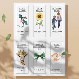 Affirmationskarten für Kinder zum Ausdrucken | 30 positive Botschaften | Kita, Schule, Zuhause | PDF-Download