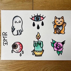 Original A4 cartoon flash sheet