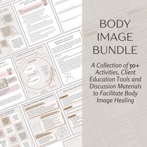 Positive Body Image Guide for Dietitians/ RDs (printable body image worksheets)