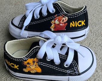 Lion King Converse, Personalized Low Tops, Many Colors and sizes