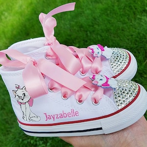 Aristocats Converse, personalized girls sneakers