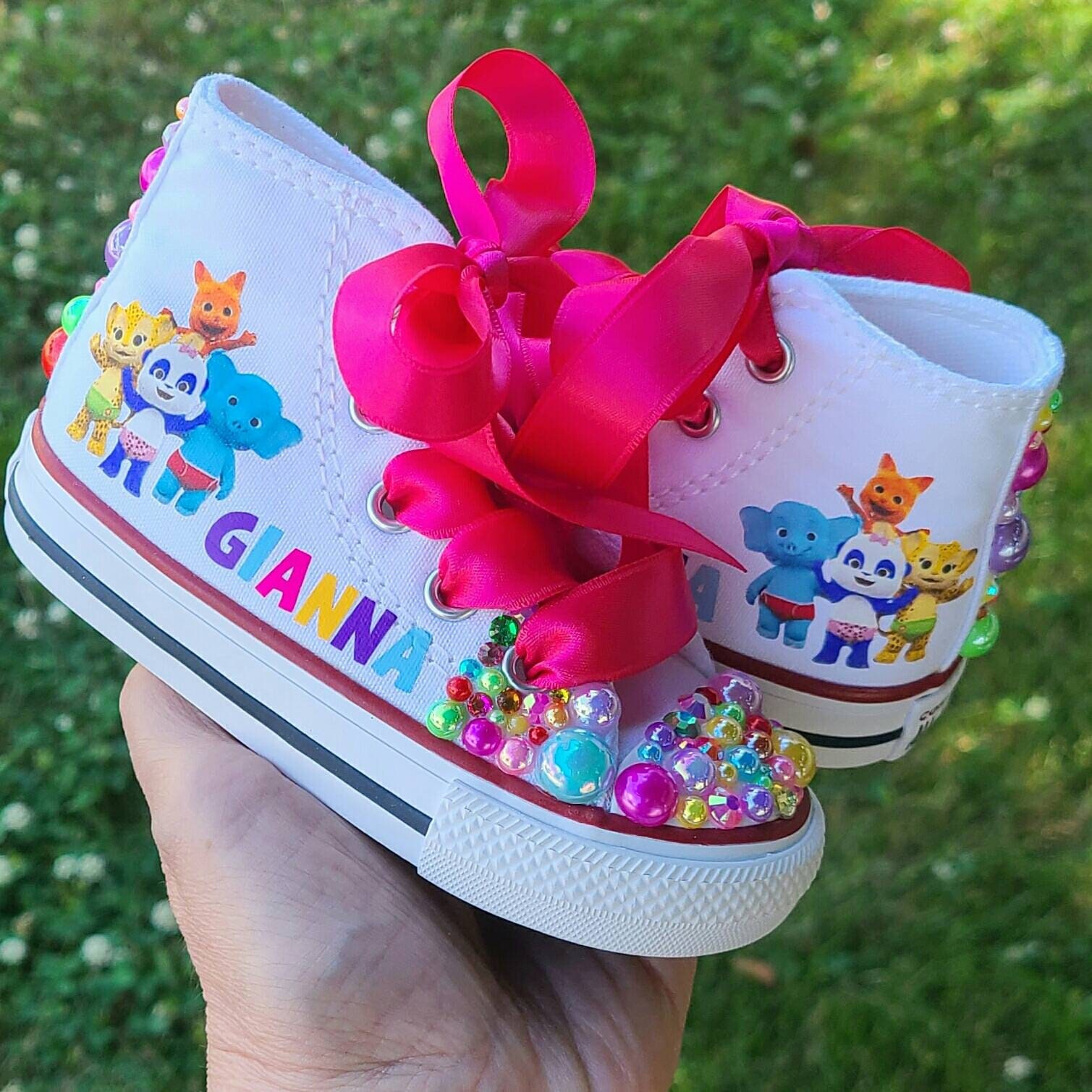 Baby & Toddler Customizable Cow Converse Shoes | Kaye Custom 10C