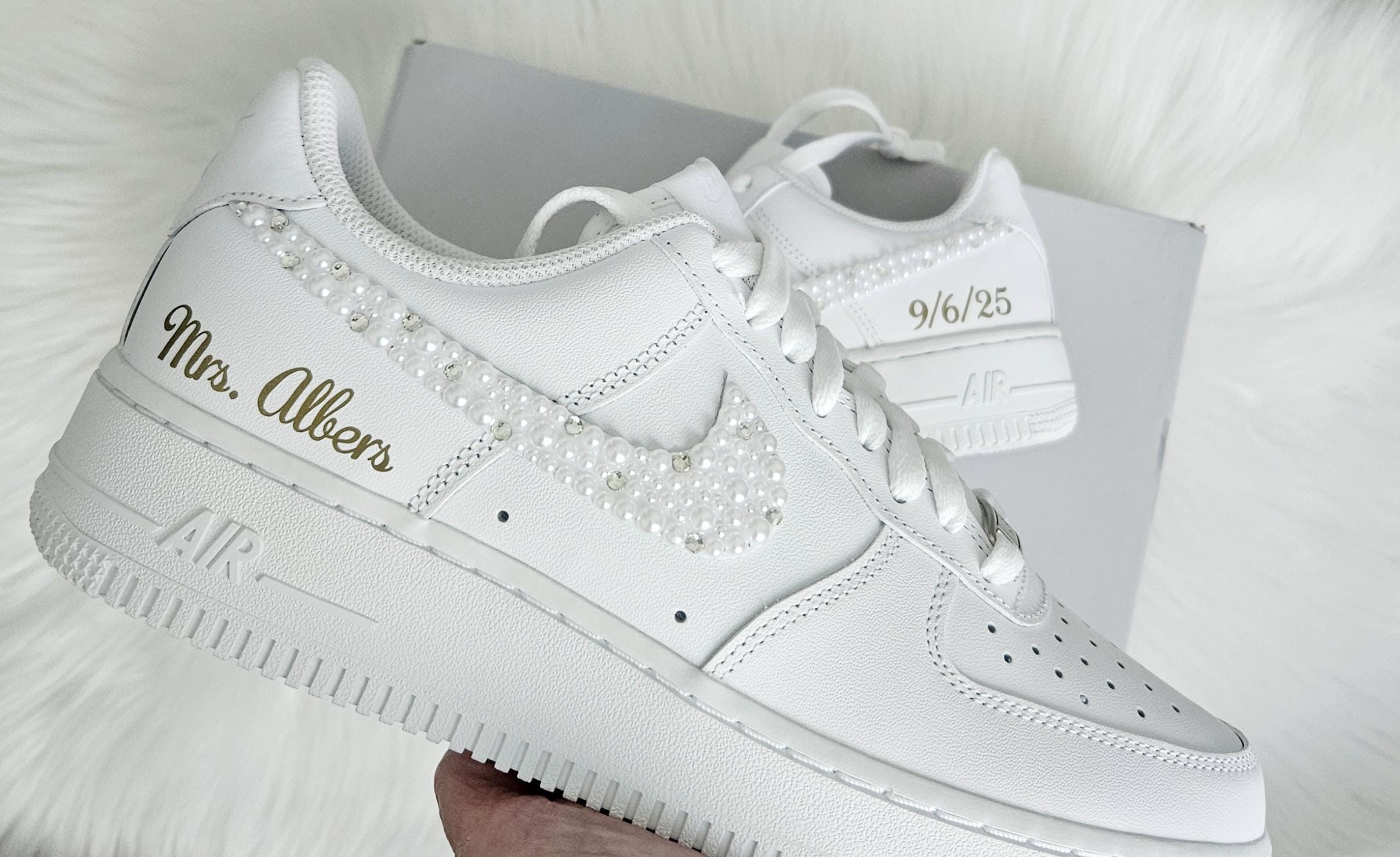 Swarovski Nike Air Force Baffo Colorato Nike Con Strass Outlet