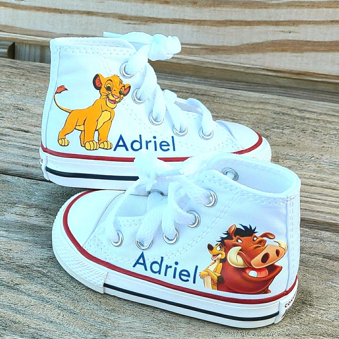 Lion King Personalized Converse Toddler Lion King Shoes High Top