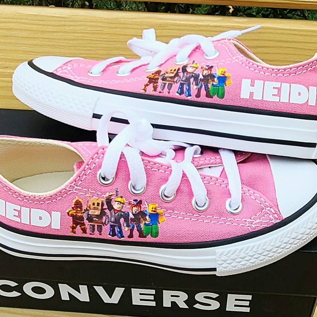 Personalized Roblox Converse Many Colors and Sizes Kids - Etsy