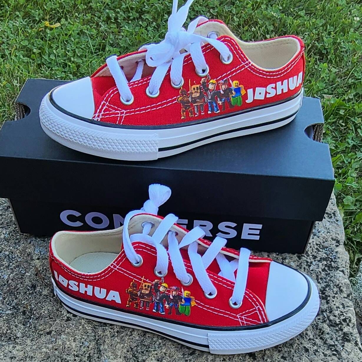Personalized Roblox Converse Many Colors and Sizes Kids - Etsy