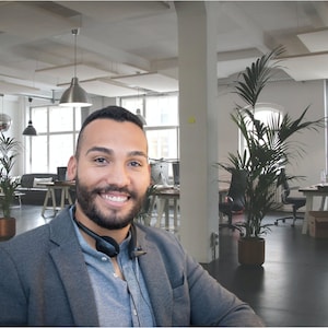 Virtual Professional Background for Zoom/Streaming Meetings
