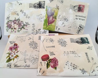 Junk journal envelope pockets