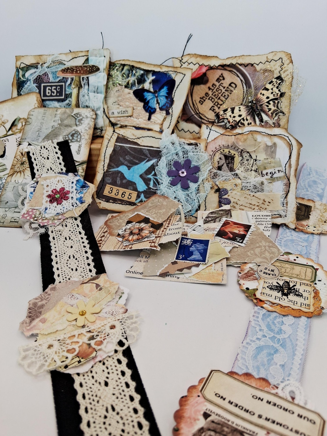 Handmade Junk Journal Clusters - Etsy