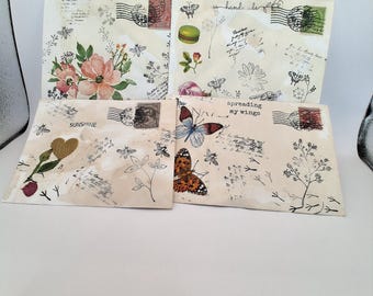 Junk journal envelope pockets