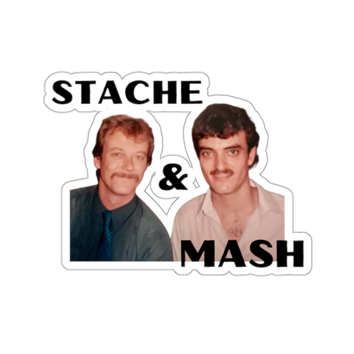 Tony Rice and Wyatt Rice Bluegrass Guitar Mustache and Mash Kiss-cut ...