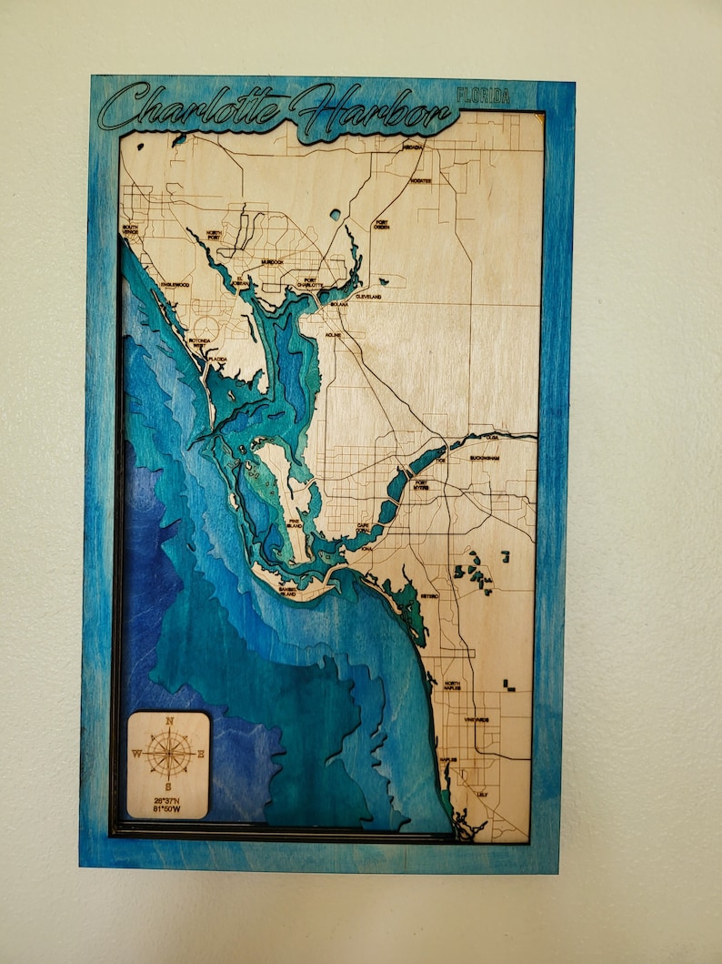 Charlotte Harbor Nautical Map Wall - Il 794xN.5895410559 8rv5 