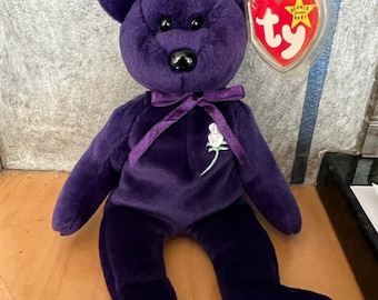 Ty Beanie Baby - PRINCESS Diana Bear 1997 RETIRED