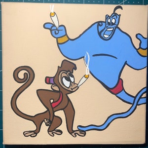 Abu and Genie Best Buds 6x6