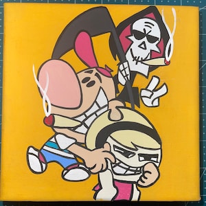 Billy, Mandy, and Grim Best Buds 6x6