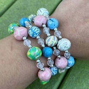 Generic Soft Polymer Clay Beads Spacer Letter Bead DIY Bracelet