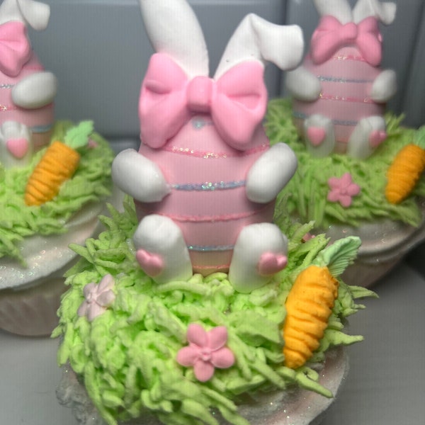 Fake Easter Bunny Cupcake | Fake Easter Egg Cupcake | Fake Easter Cupcake | Fake Spring Cupcake | Faux Bunny Cupcake | Easter Bunny Decor