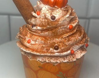 Fake Pumpkin Spice Cupcake | Fake Pumpkin Cupcake | Fake Fall Cupcake | Fake Autumn Cupcake | Fake Harvest Cupcake | Pumpkin Tier Tray