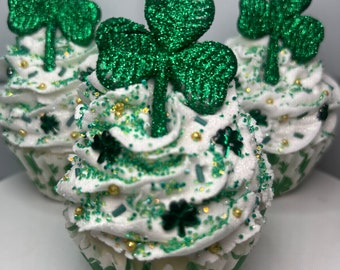 Fake St. Patrick’s Day Cupcake | Fake Shamrock Cupcake | St. Patrick’s Day Cupcake | St. Patrick’s Tier Tray | St. Patrick's Day Decor