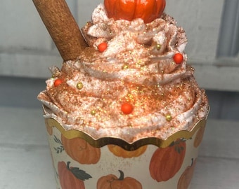 Fake Pumpkin Cupcake | Fake Pumpkin Spice Cupcake | Fake Fall Cupcake | Fake Autumn Cupcake | Fall Decor | Fall Tier Tray | Pumpkin Decor