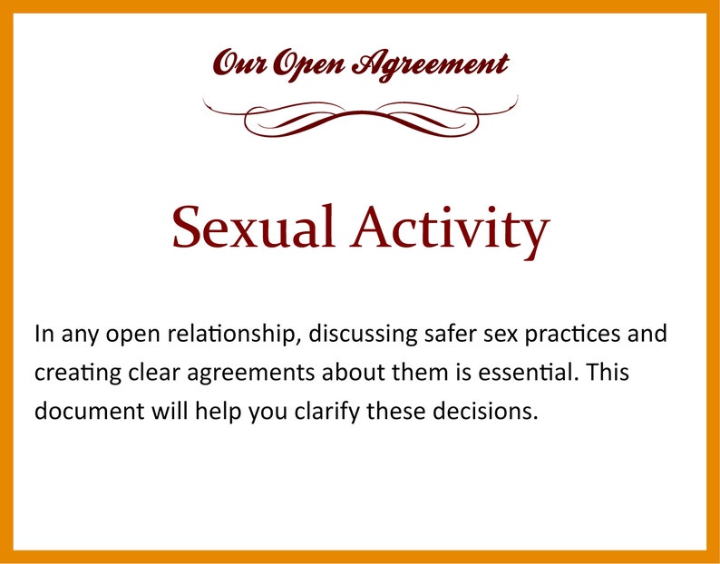 Our Open Agreement Sexual Activity image 3