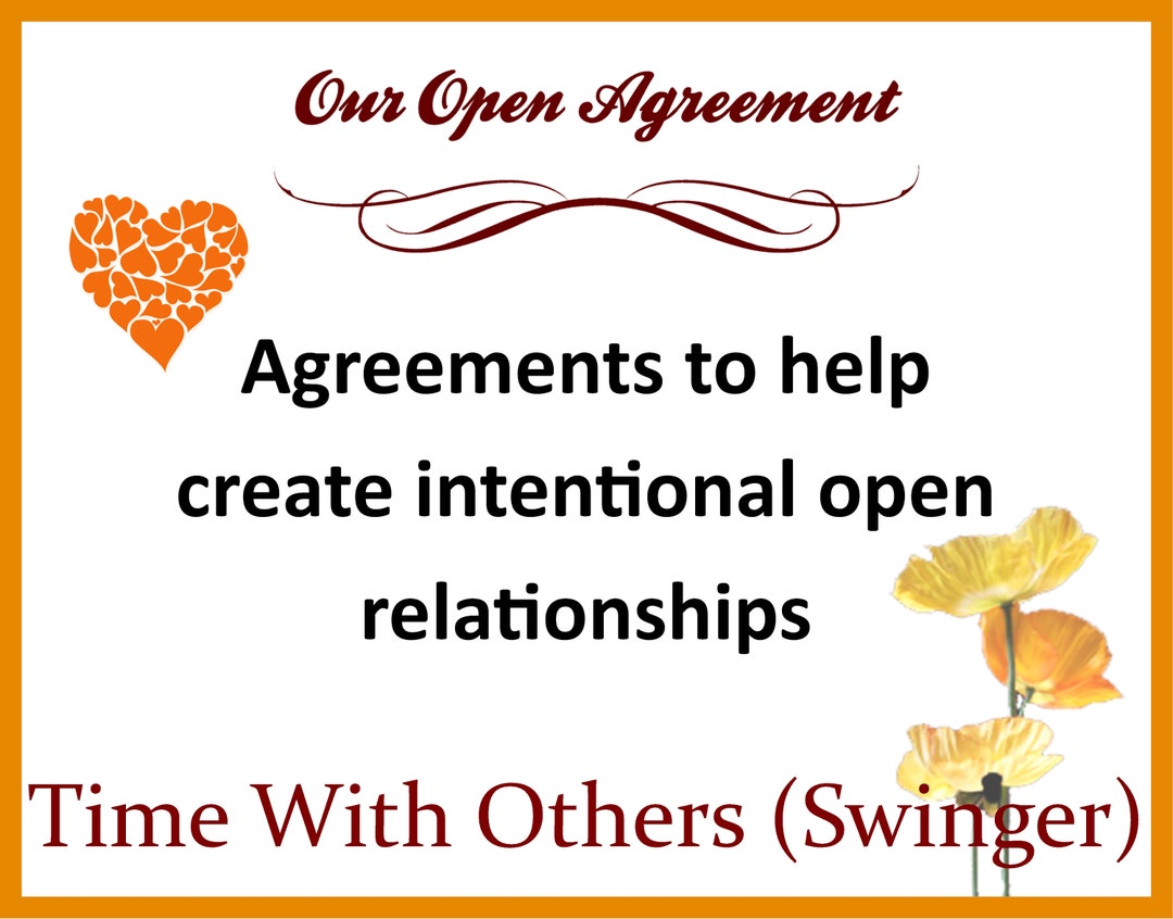 Our Open Agreement Time With Others swinger Style image pic