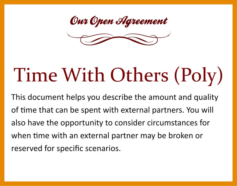 Our Open Agreement Time With Others Poly Style image 3