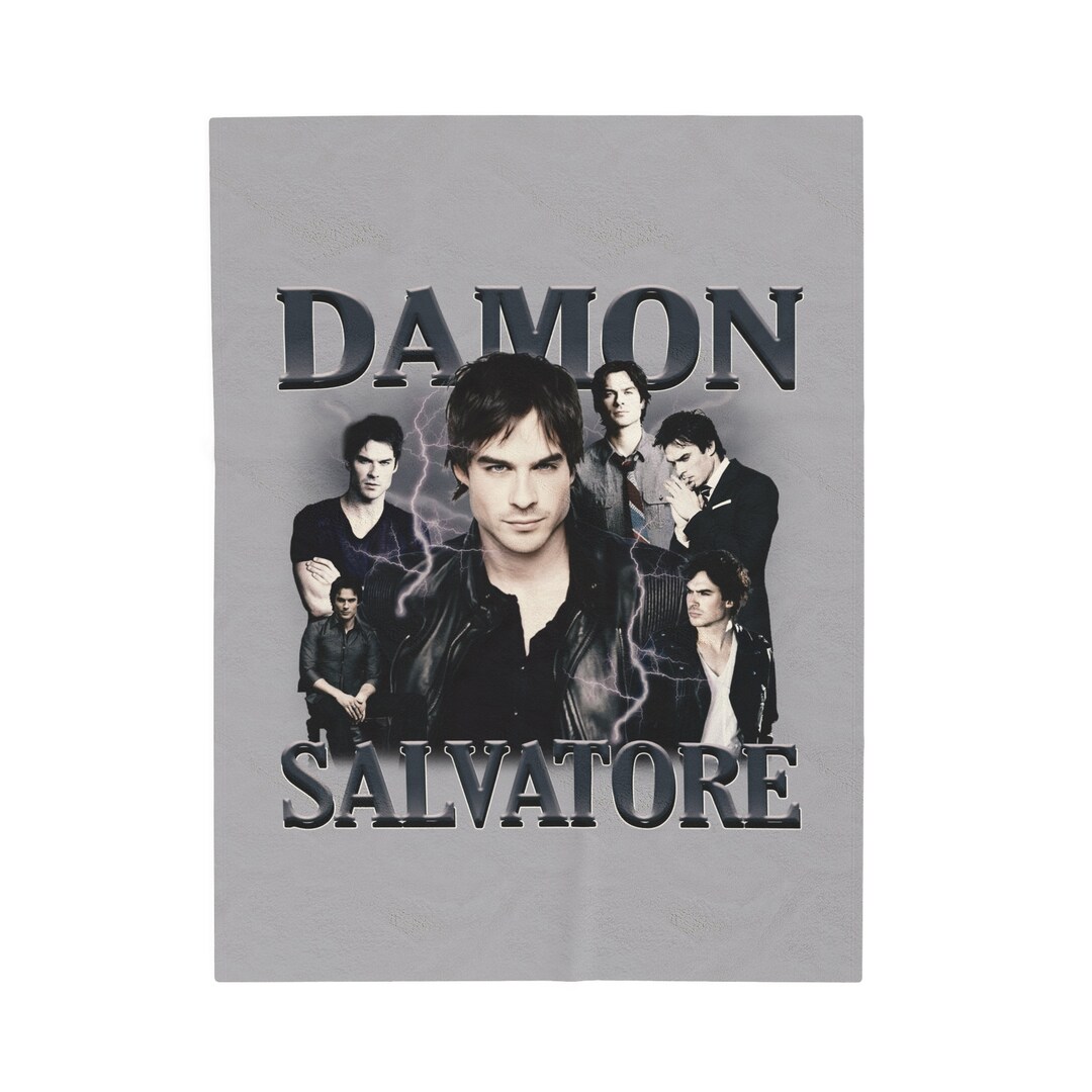 Damon Salvatore Blanket, Valentines Gift, Galentines Day Gift, Best