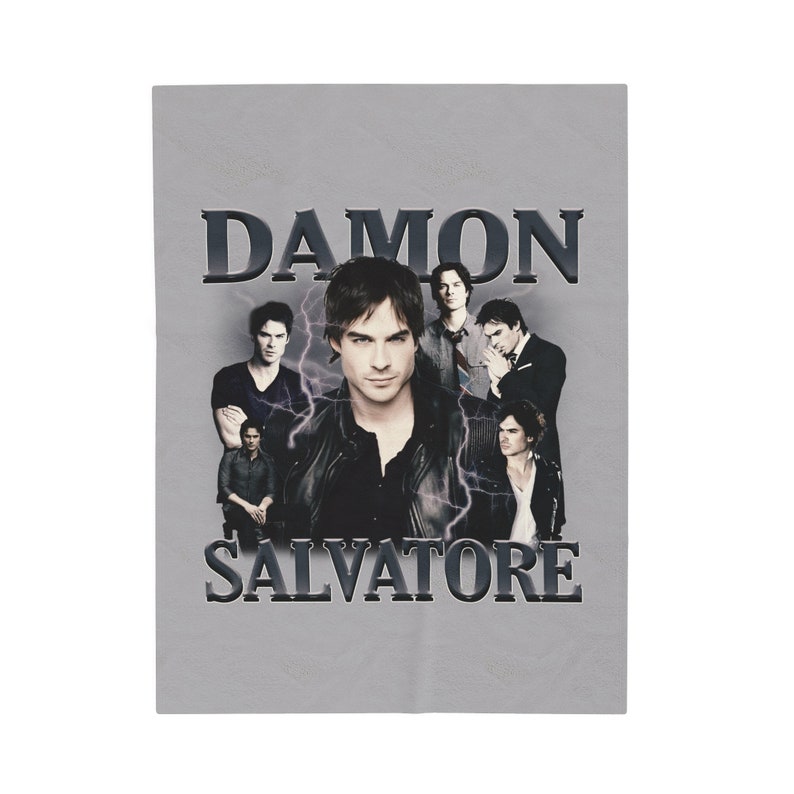 Damon Salvatore Blanket, Valentines Gift, Galentines Day Gift, Best