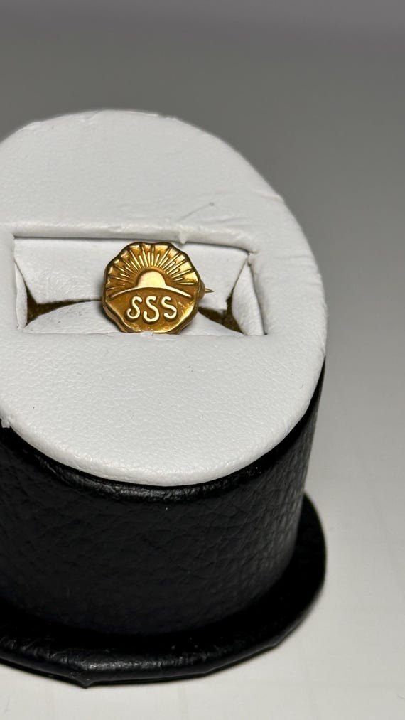 Indiana sunshine Society, tiny pin from 1967
