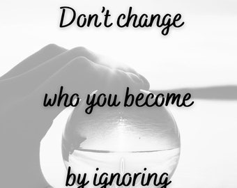 Changes Self Help Healing Reflecting Printable Art Digital Download