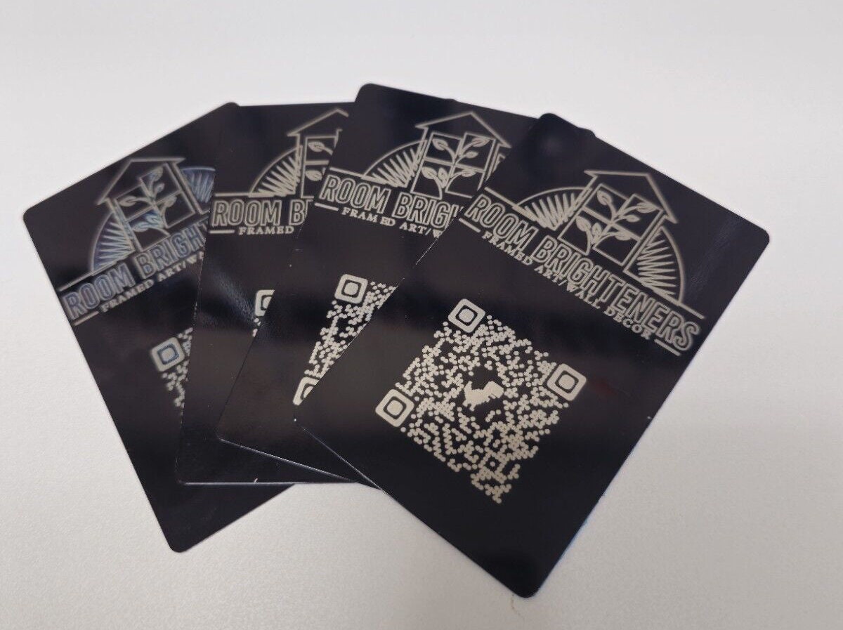 25 Black Custom Metal Business Cards High Definition Laser Engraved 25-black-custom-metal-business-cards-high-definition-laser-engraved