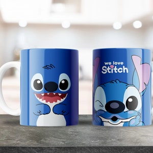 Disney Lilo and Stitch 3D Mug 12 oz, Size: One size, Blue