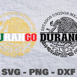 Durango SVG Design, PNG DXF, Ideal para camisetas, sombreros, pegatinas, calcomanías, decoraciones de fiestas, álbumes de recortes y más, archivo de corte de vinilo